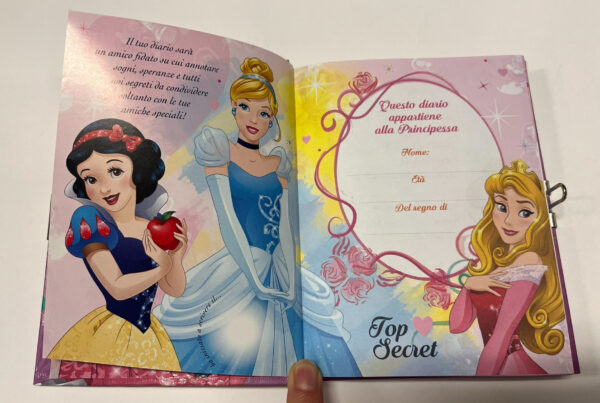 Disney Principesse Anastasia Diario Segreto con Lucchetto a forma di cuore - immagine 5