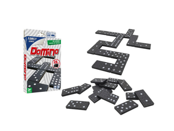 Globo Giocattoli 40558 Domino in Legno 28pz Travelling Game