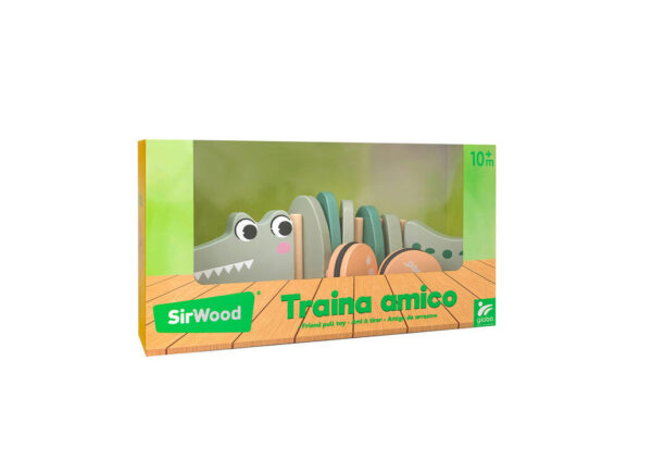 Globo 41076 SIR WOOD Animali Trainabili in Legno Età 10m+