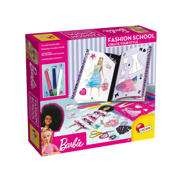 Lisciani Giochi 86023 Barbie Fashion School Create Your Style