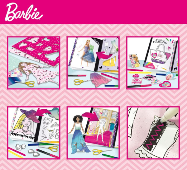 Lisciani Giochi 86023 Barbie Fashion School Create Your Style - immagine 3