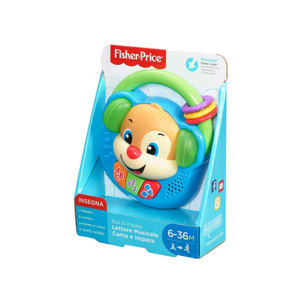 Fisher-Price Lettore Musicale Canta e Impara Età 6-36m - immagine 2