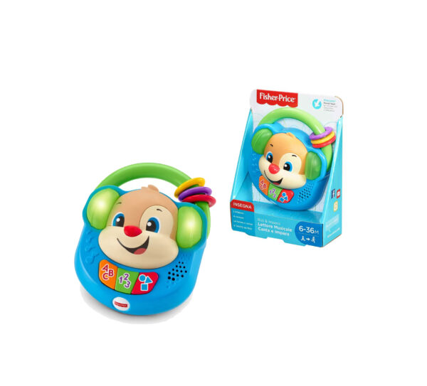 Fisher-Price Lettore Musicale Canta e Impara Età 6-36m