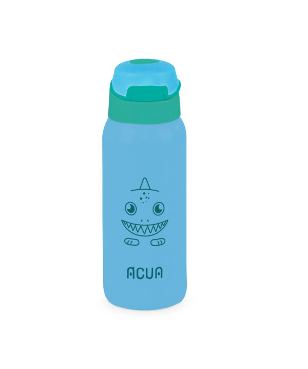 Acua Borraccia Termica Squalo in Acciaio 350ml con cannuccia