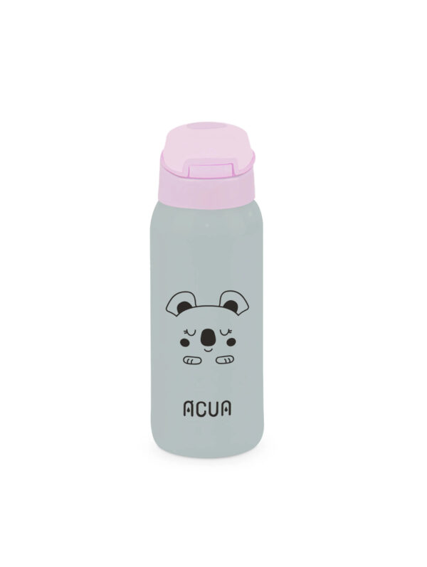 Acua Borraccia Termica Koala in Acciaio 350ml con cannuccia