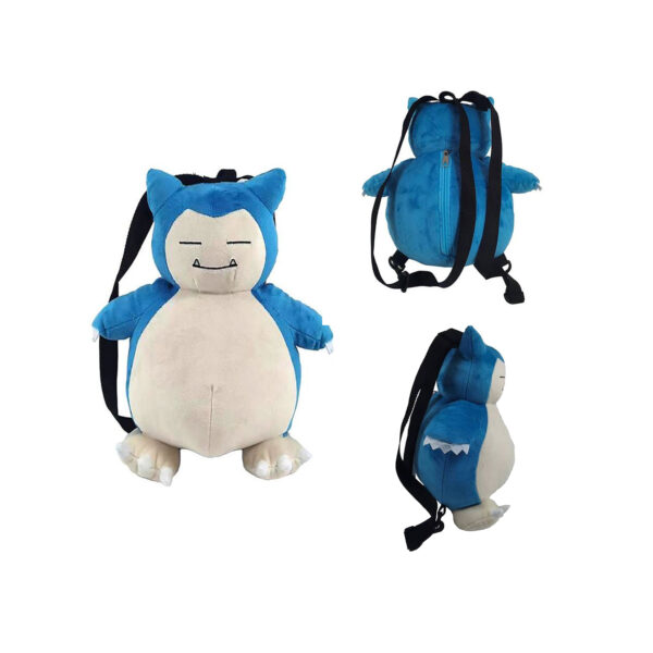 Pokemon Snorlax Zaino in Peluche 27x30x12cm