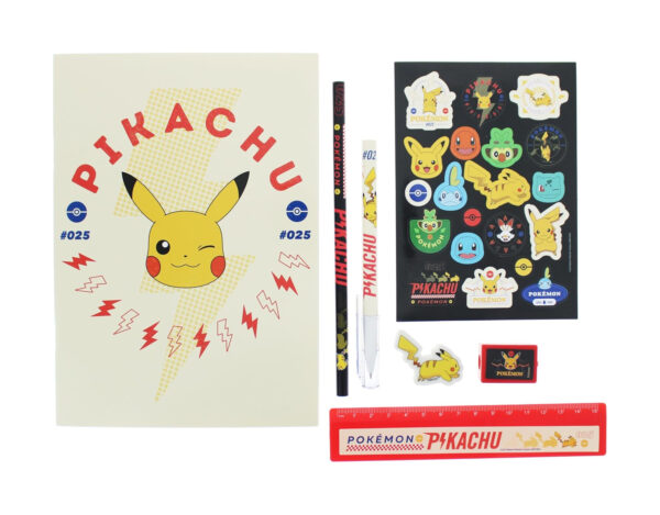 Set di cancelleria Pokemon Pikachu - immagine 4