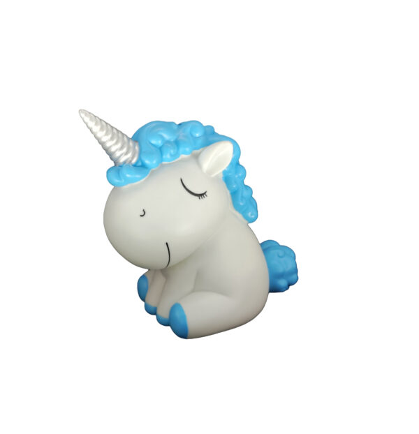 Mood ST7476 Salvadanaio Unicorno Azzurro infrangibile