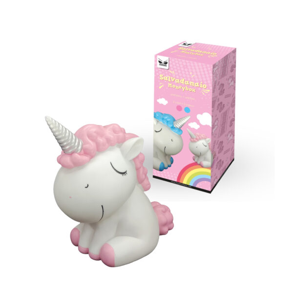 Mood ST7476 Salvadanaio Unicorno Rosa infrangibile - immagine 3