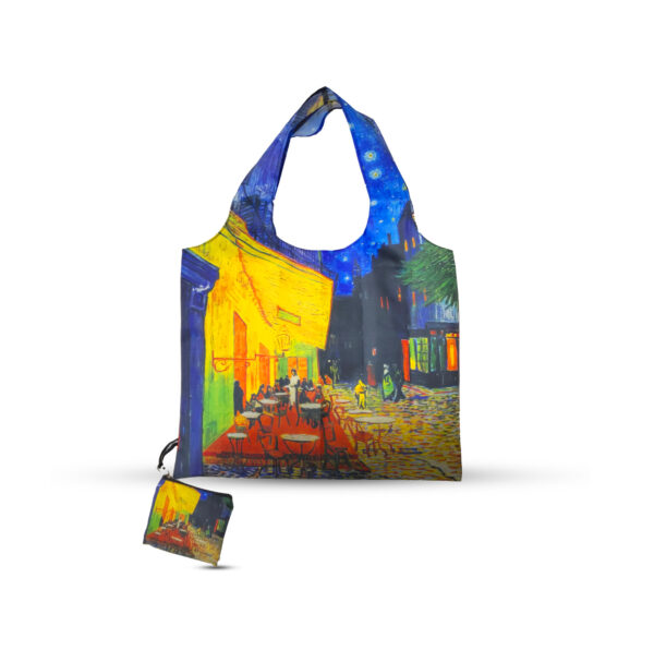 Van Gogh Shopper Bag Borsa riutilizzabile in poliestere 58x68cm