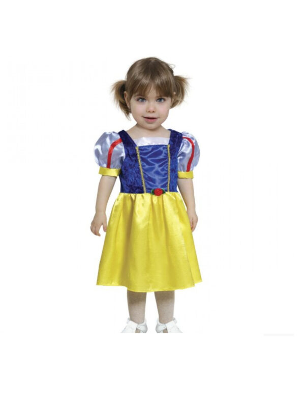 Guirca 76135 Costume da Principessa del Bosco Biancaneve Taglia 2-3 anni