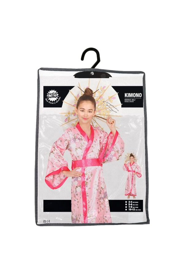 Guirca 77463 Costume Giapponese Kimono Taglia 10-12 Anni - immagine 3