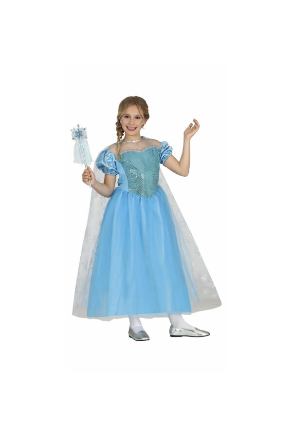 Guirca 77769 Costume Frozen Principessa del Ghiaccio Taglia 7-9 Anni