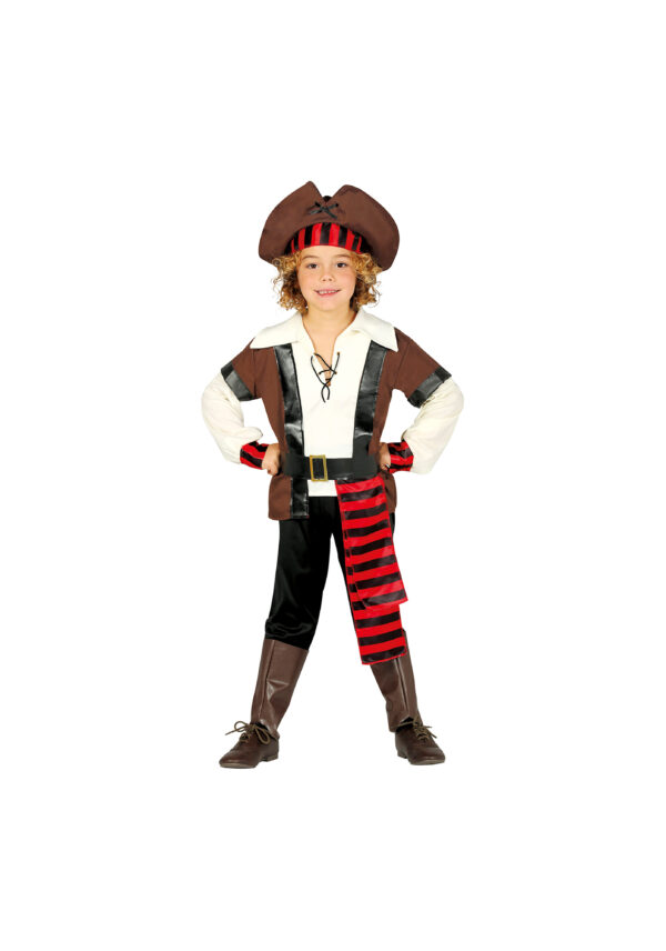 Guirca 77901 Costume Pirata dei Sette Mari Taglia 7-9 Anni