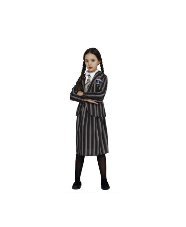 Guirca 78120 Costume Mercoledì Addams Wednesday Taglia 10-12 anni