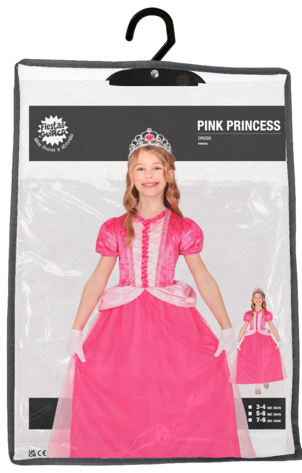 Guirca 78479 Costume Principessa Taglia 5-6 Anni - immagine 2