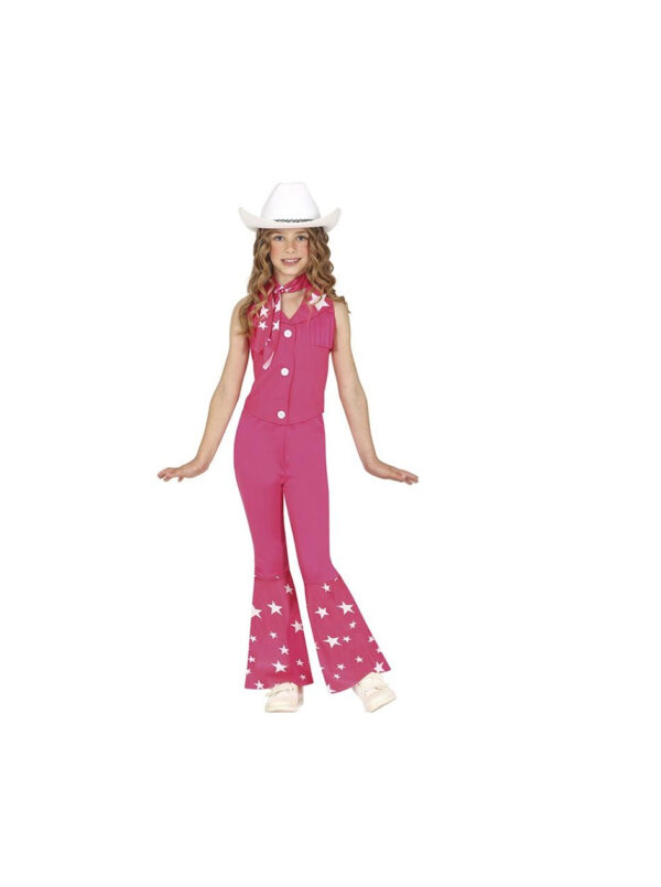 Guirca 78579 Costume Cowgirl Country Pink Girl Taglia 7-9 Anni