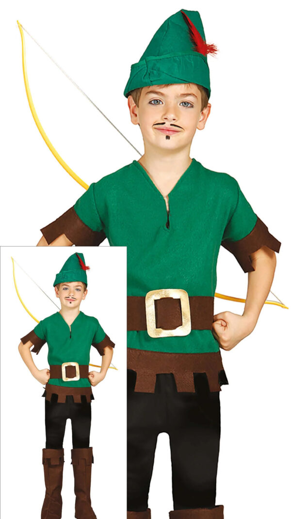 Guirca 81241 Costume Robin Hood Taglia 5-6 anni - immagine 4