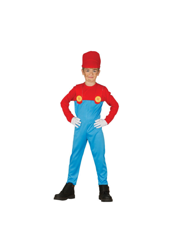 Guirca 81875 Costume Macchinista Treno Super Mario Taglia 7-9 anni