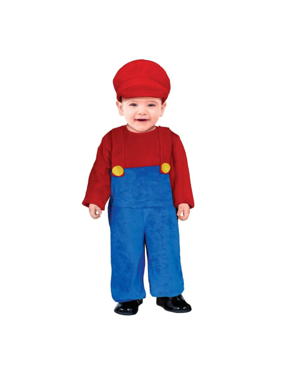 Guirca 82063 Costume Macchinista Treno Super Mario Taglia 18-24 mesi