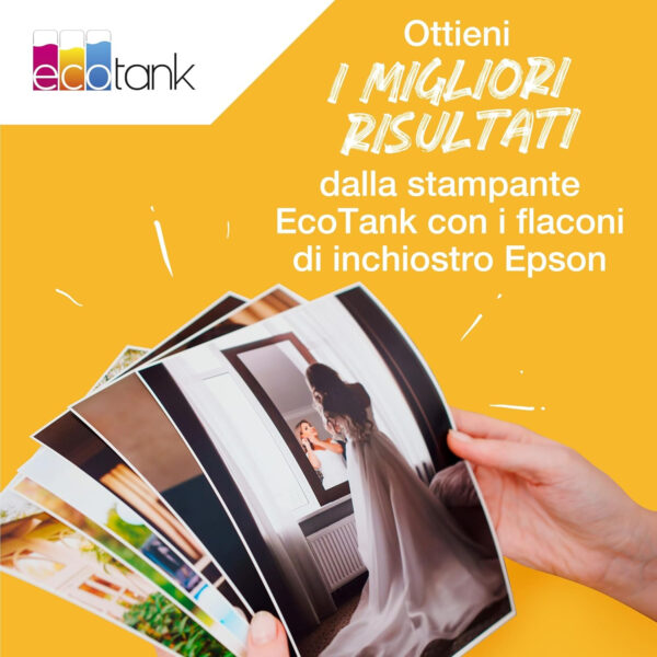 Epson Flaconi di inchiostro EcoTank originali Epson serie 104 65ml Magenta - immagine 3