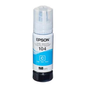 Epson Flaconi di inchiostro EcoTank originali Epson serie 104 65ml Ciano