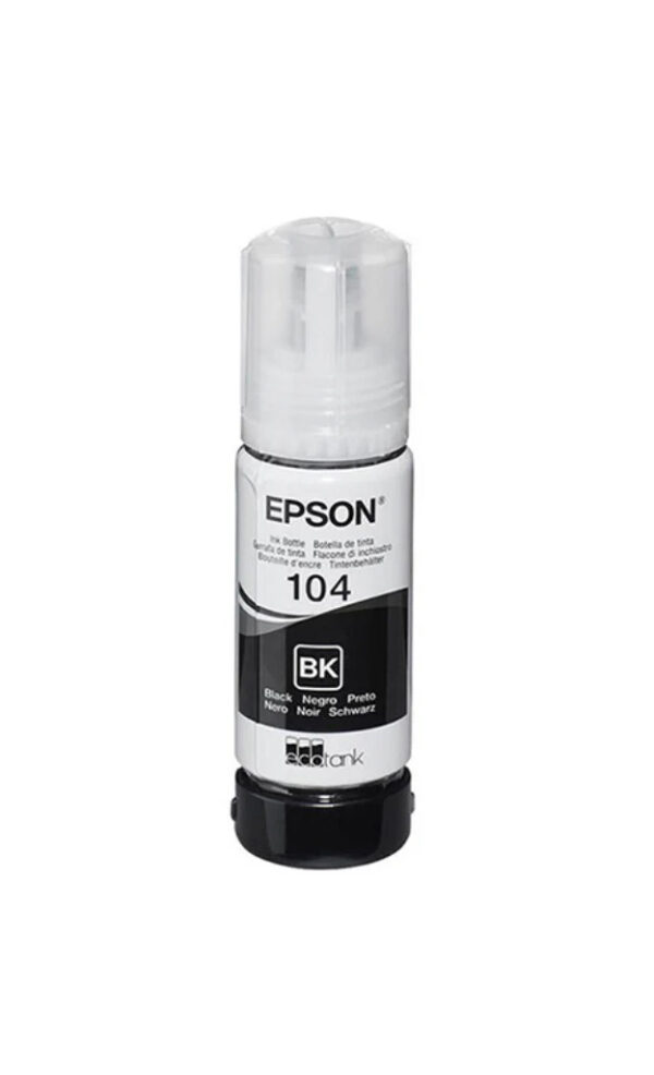 Epson Flaconi di inchiostro EcoTank originali Epson serie 104 65ml Nero