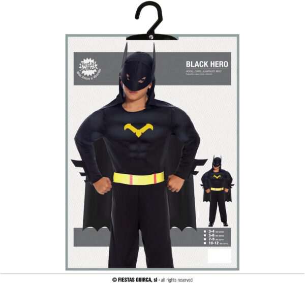 Guirca 82710 Costume Batman Taglia 5-6 anni - immagine 2