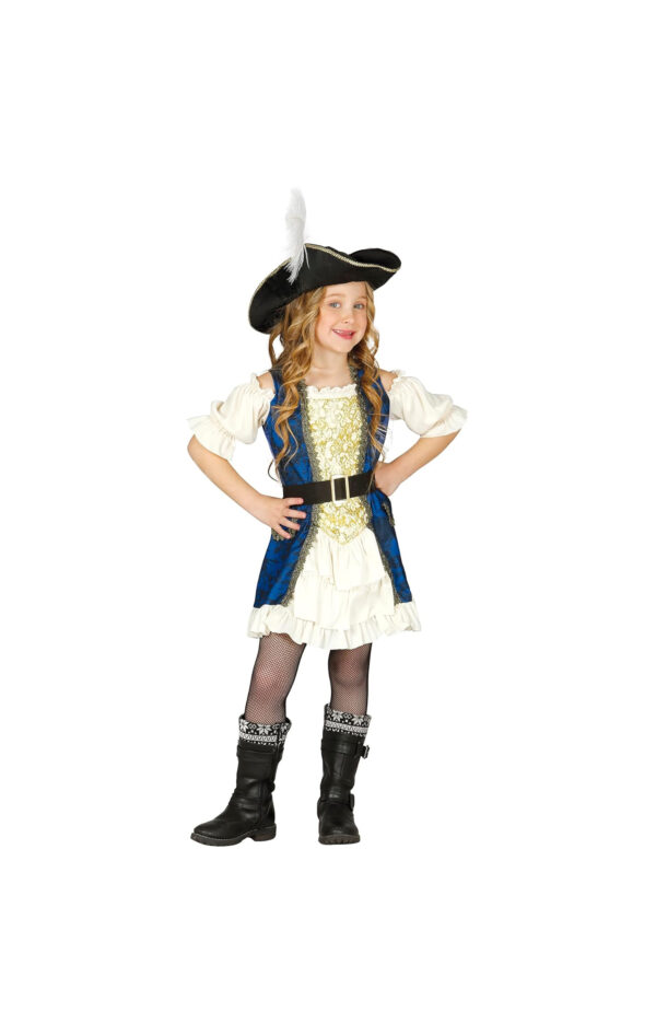 Guirca 83342 Costume Piratessa Taglia 7-9 anni