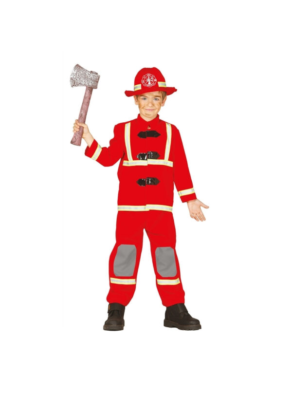 Guirca 83354 Costume Pompiere Vigile del Fuoco Taglia 3-4 anni - immagine 3