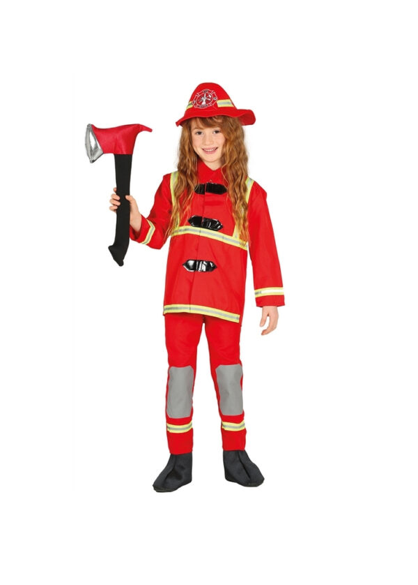 Guirca 83354 Costume Pompiere Vigile del Fuoco Taglia 3-4 anni - immagine 2