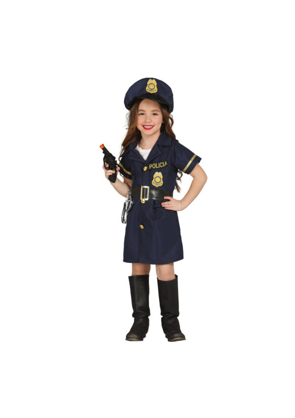 Guirca 85702 Costume Poliziotta Taglia 7-9 anni