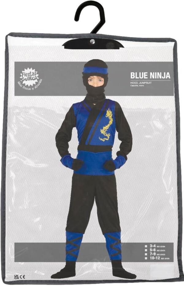 Guirca 87476 Costume Ninja Taglia 10-12 Anni - immagine 4