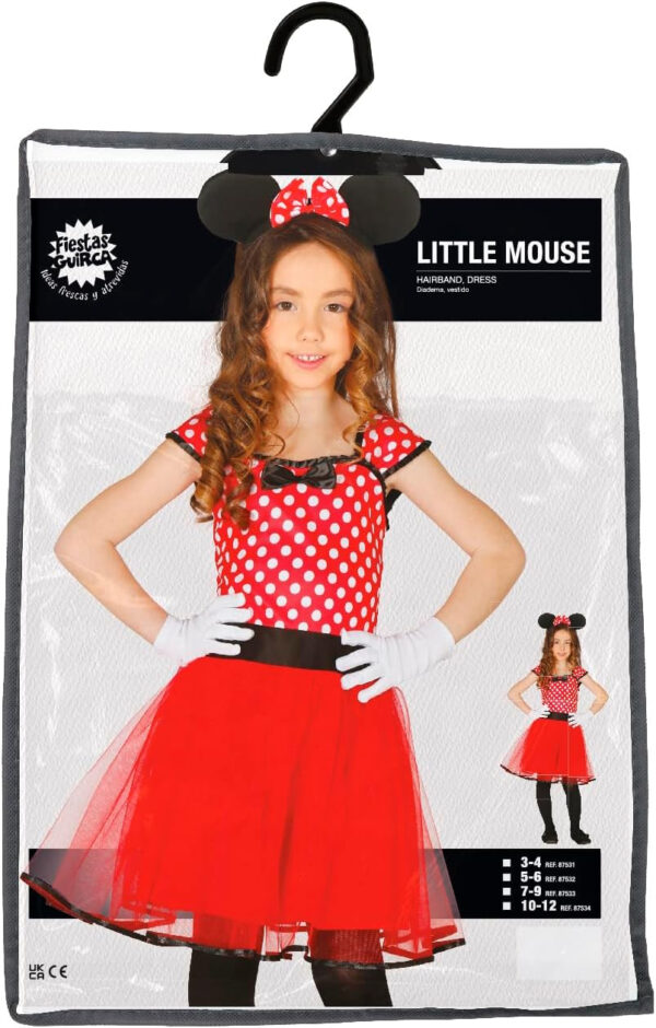 Guirca 87532 Costume Topolina Minnie Taglia 5-6 anni - immagine 4