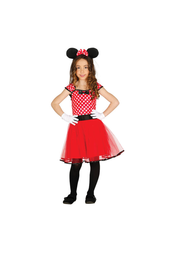 Guirca 87532 Costume Topolina Minnie Taglia 5-6 anni